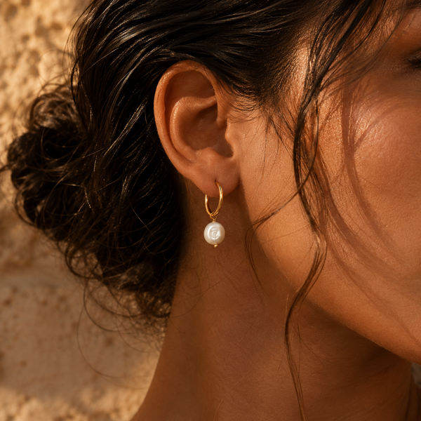 Boucles Luna - Perles Naturelles
