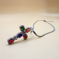 Collier Riviera Argent