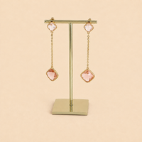 Boucles Alma Cristaux taillés