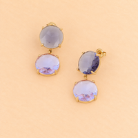 Boucles Talèna - Cristaux